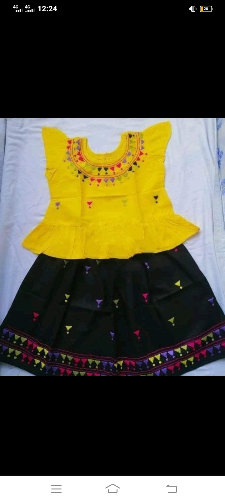 Hand print (Baby dress)